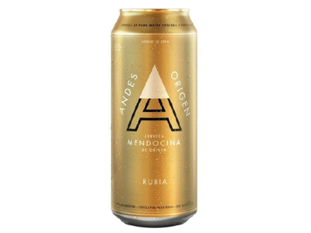 Cerveza Andes rubia