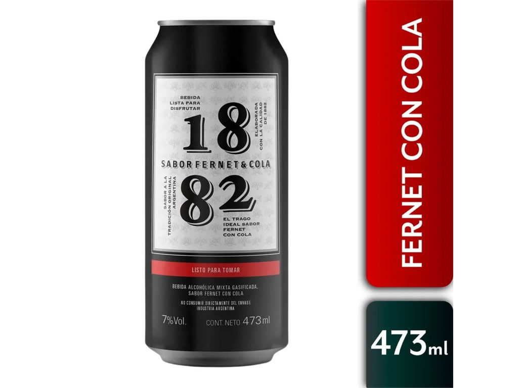 Fernet 1882 Lata  473cc Pack x24