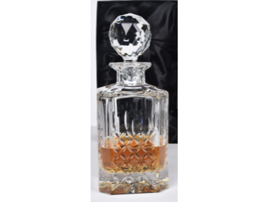 Whiskera con tapon vidrio