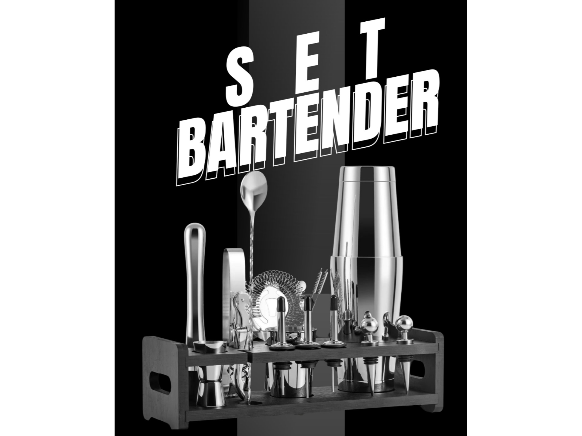 Set Bartender Profesional 8 piezas