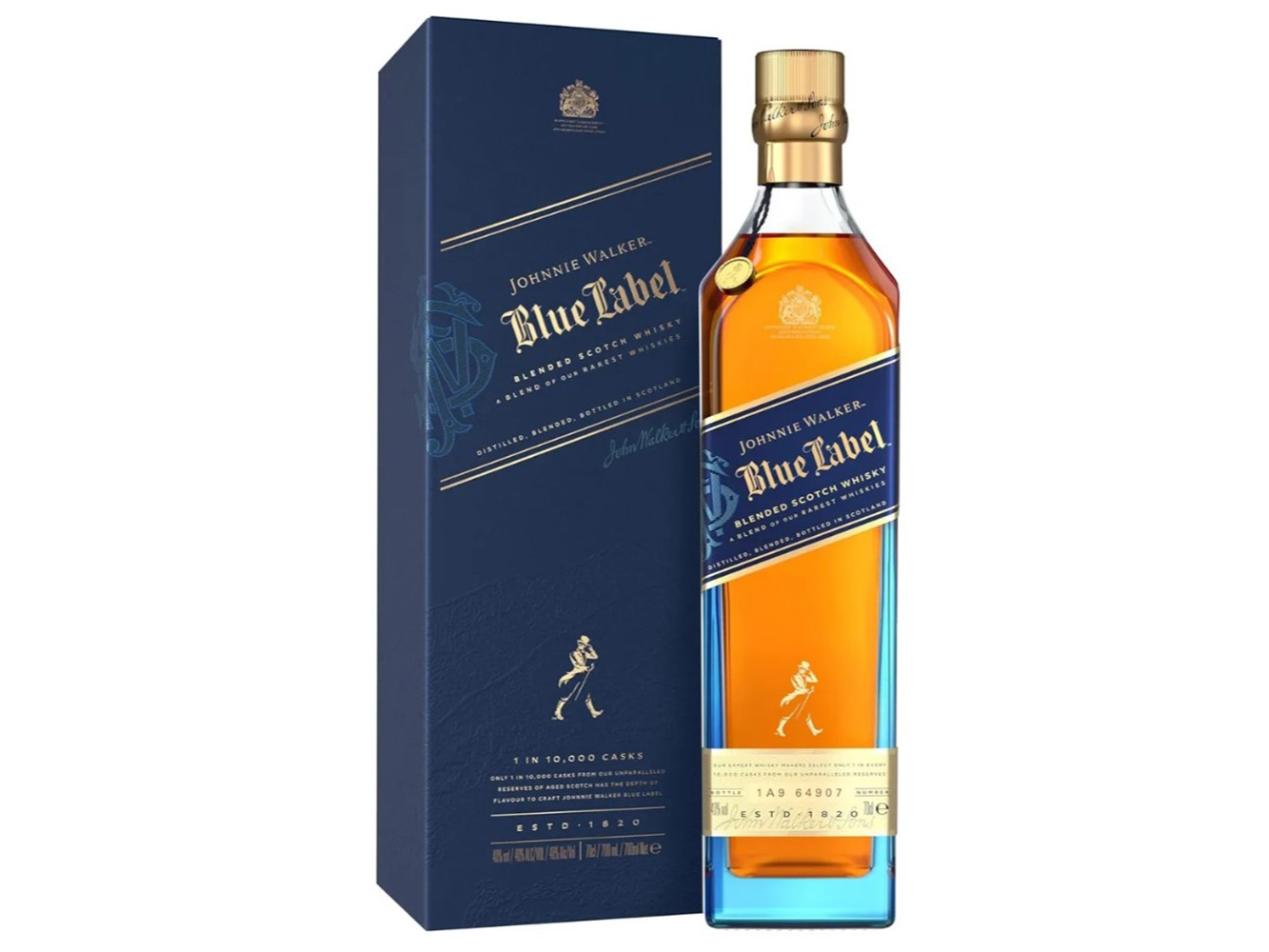 Blue label