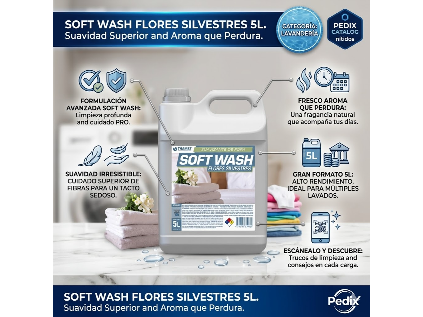 Suavizante Soft Wash  5lts