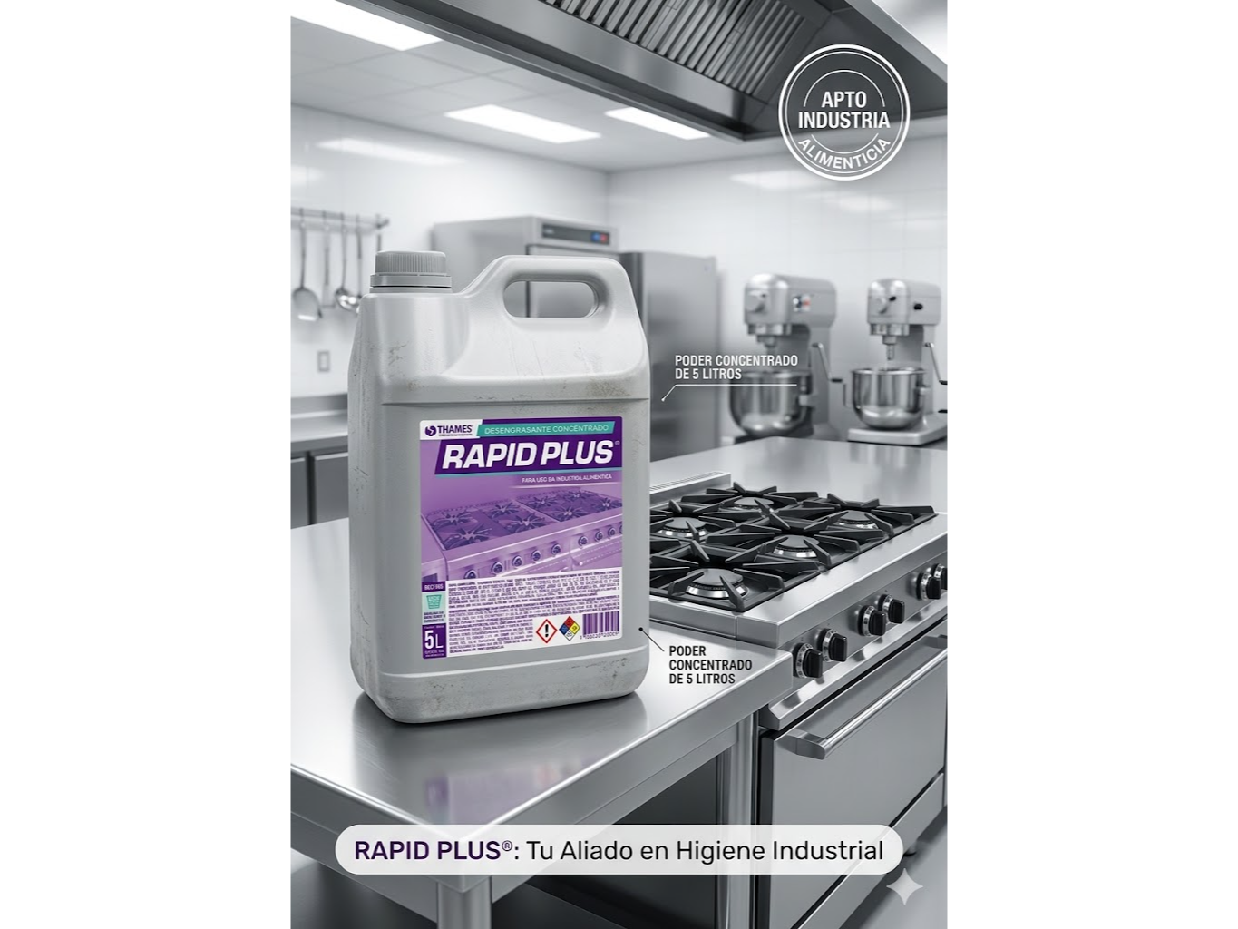 Desengrasante Rapid plus 5L
