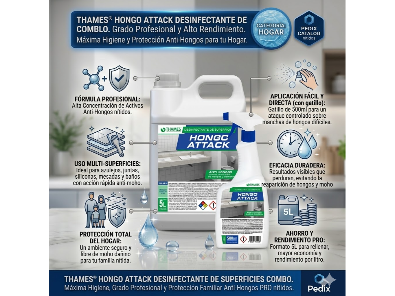 Hongo Attack 5L/500ml