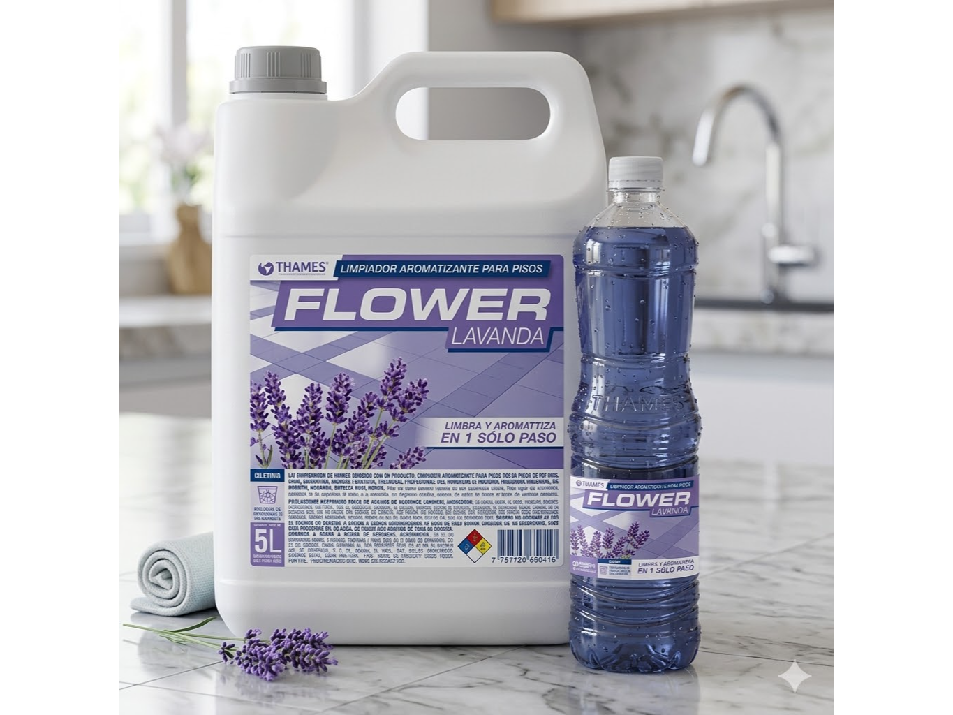 Limpiador desodorante Flower 5L