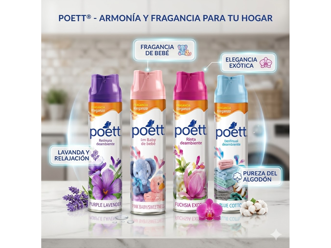 Poett 400cm3 surtido