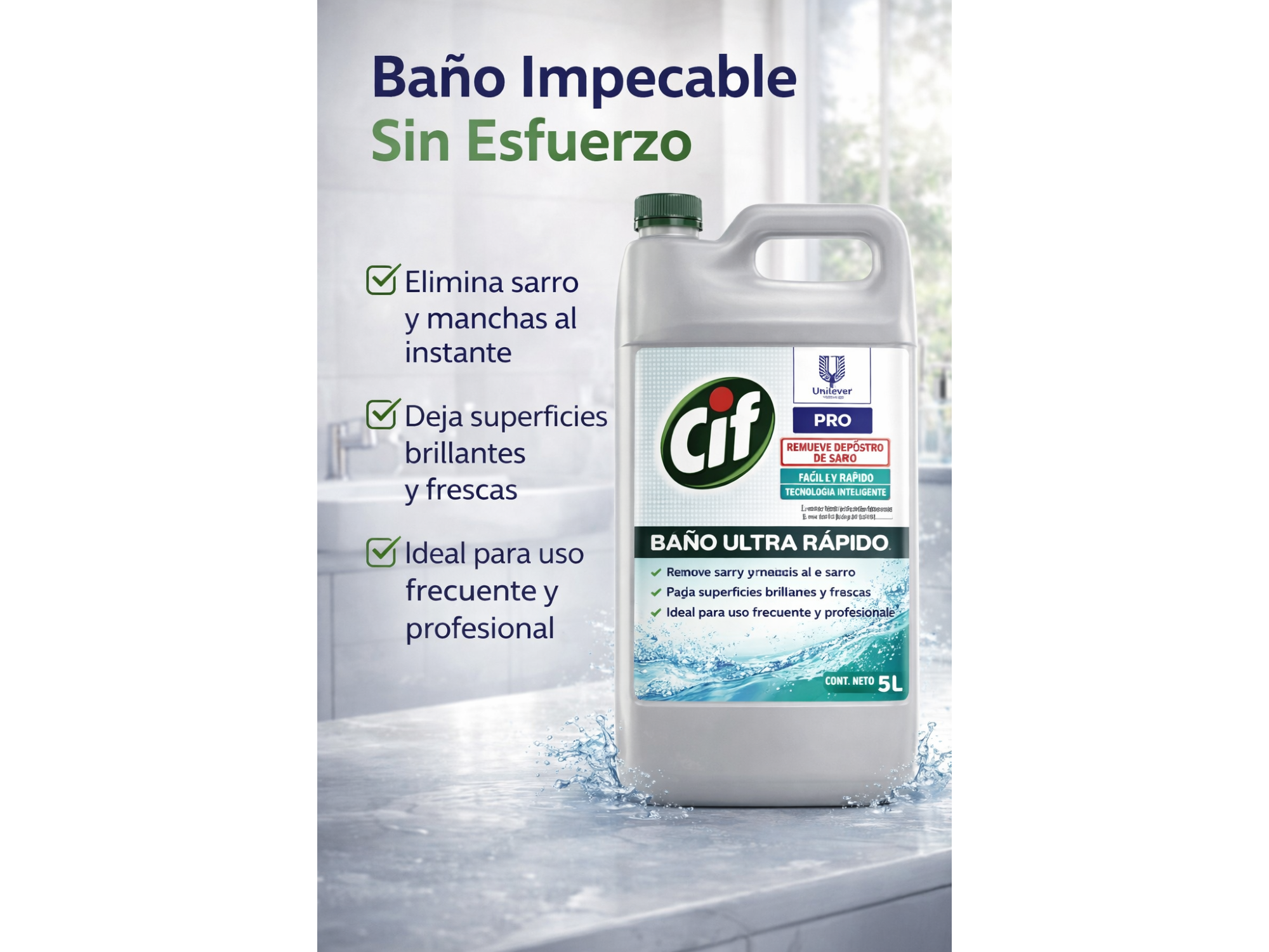 Limpiador Cif Baño 5lts