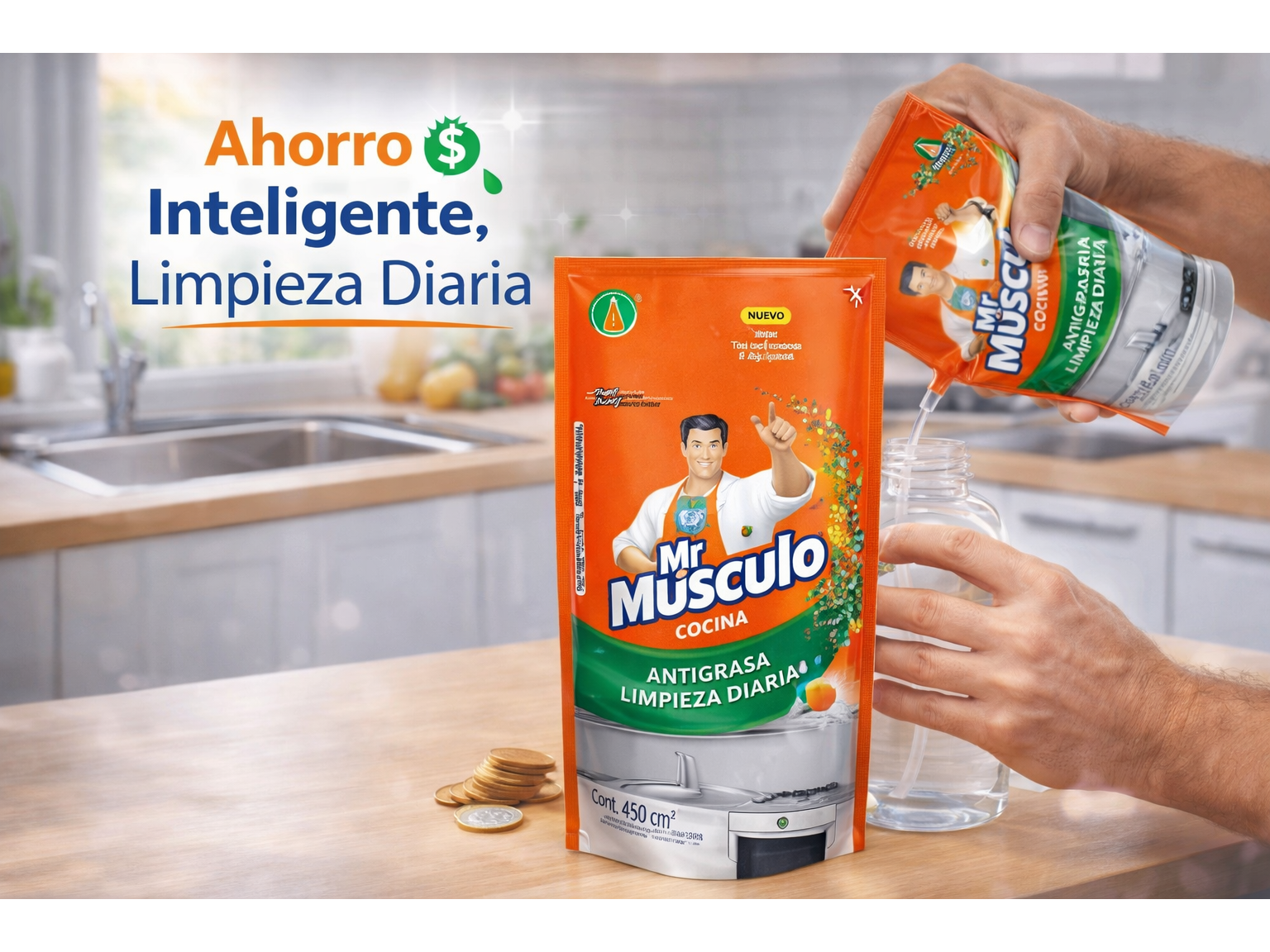 Mr Músculo Doypack Repuesto 450ml