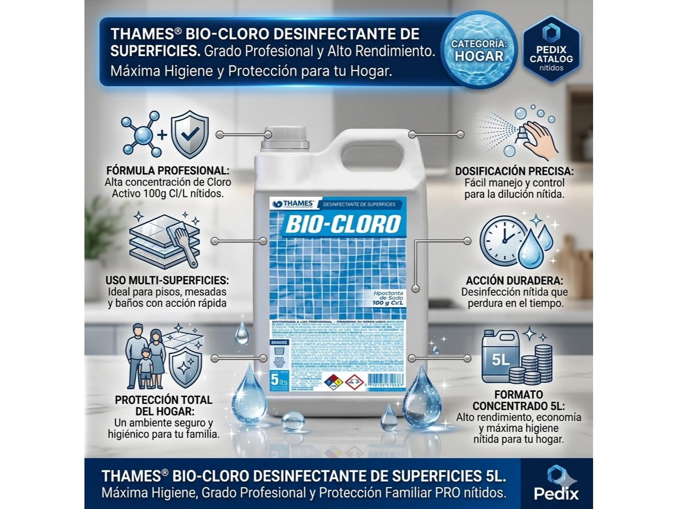 Cloro Thames 5L