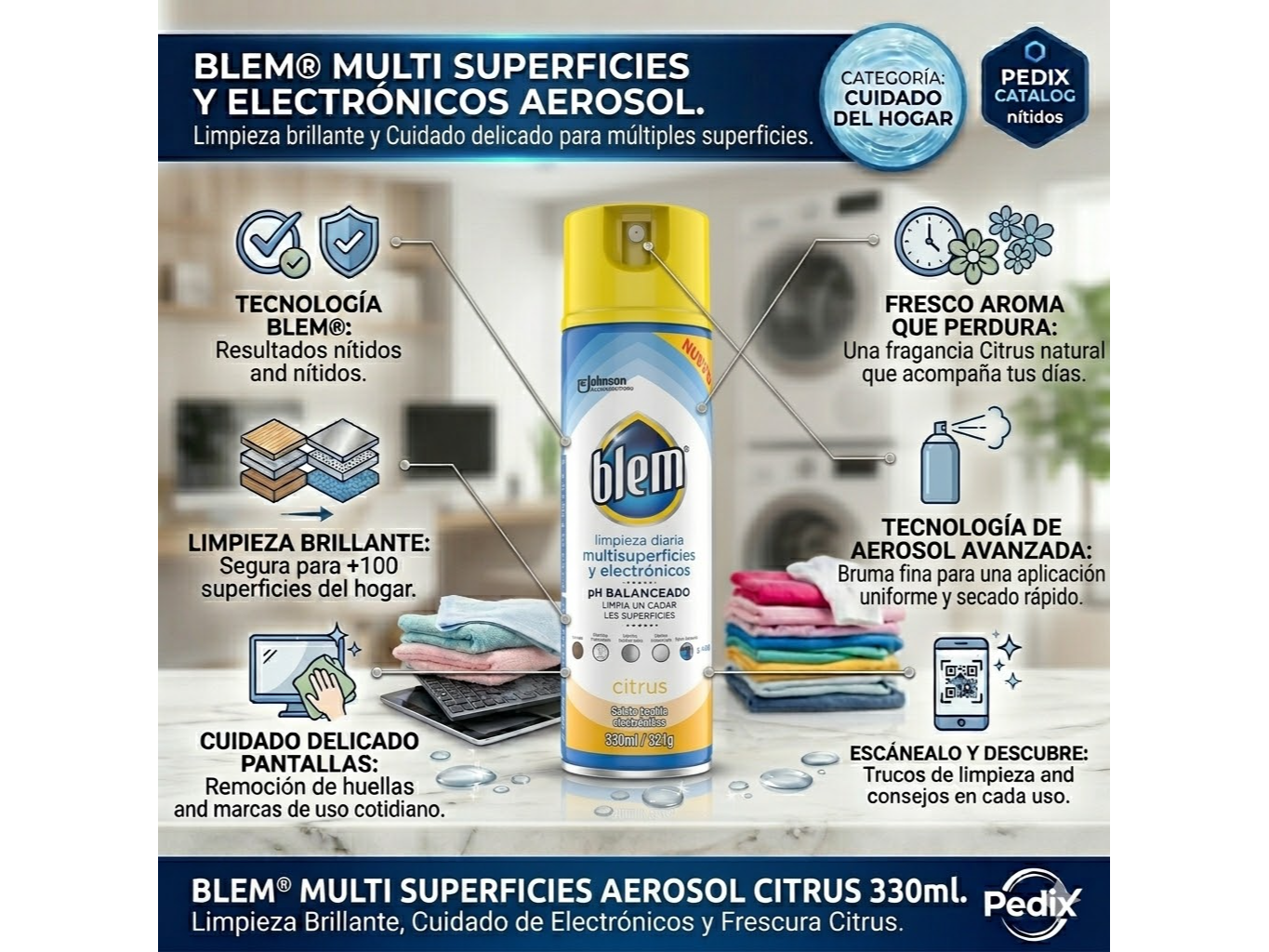 Blem Multisuperficies y Electrónicos 360ml