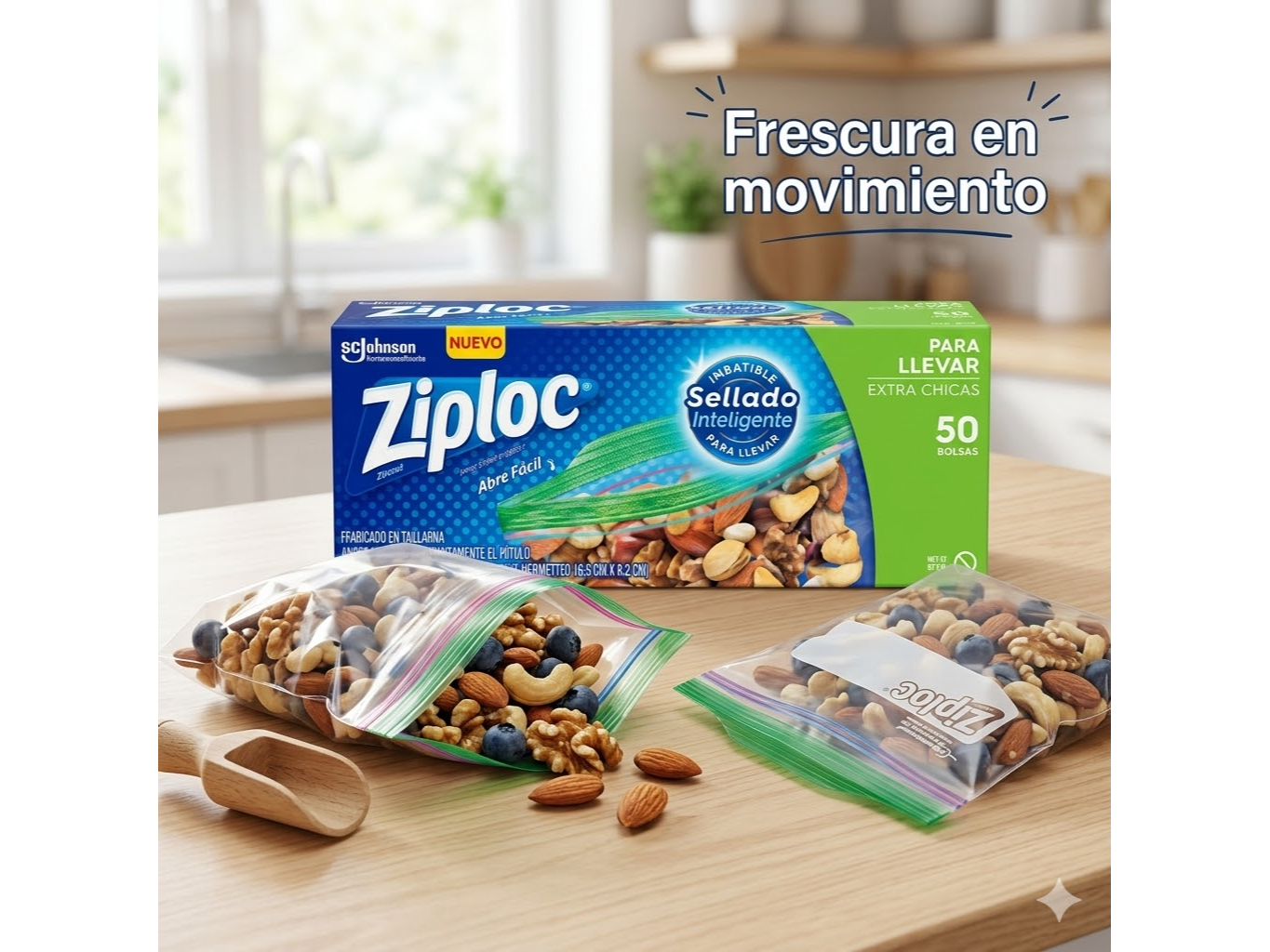 Bolsa ziploc chica x 50 unidades