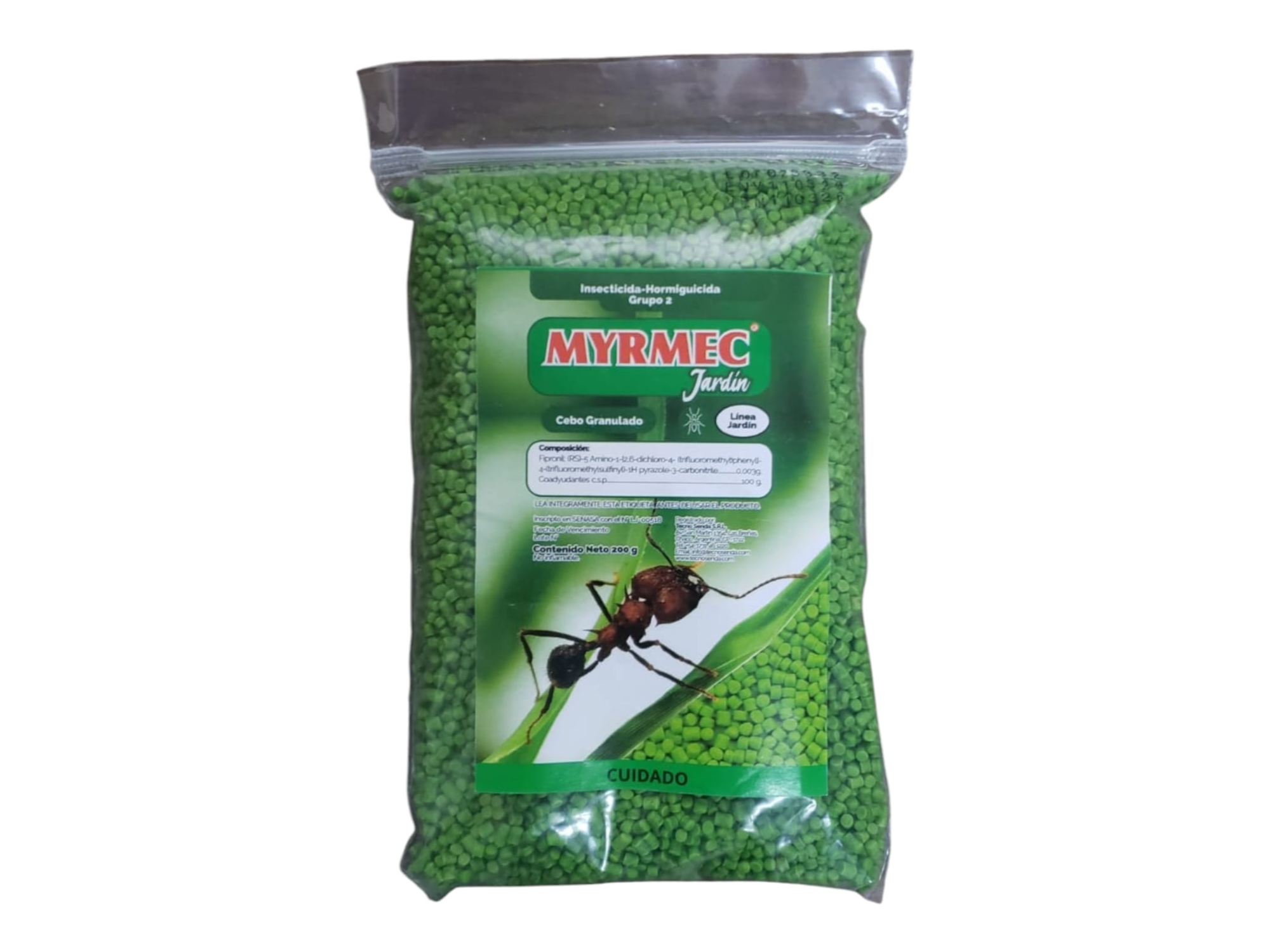 HORMIGUICIDA CEBO GRANULADO VERDE 200GS.