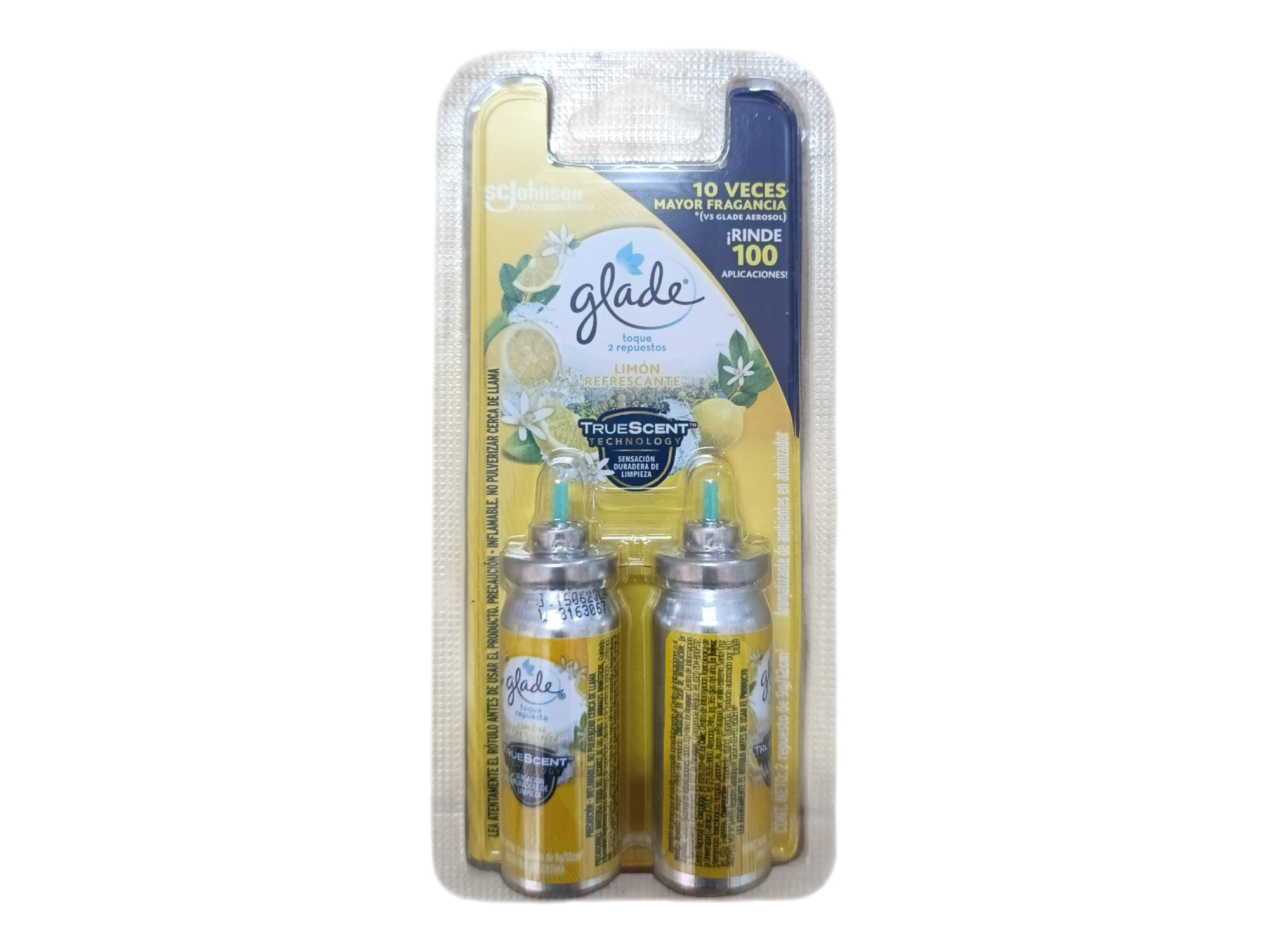 DESODORANTE DE AMBIENTE GLADE TOQUE TWIN REPUESTO X 2u