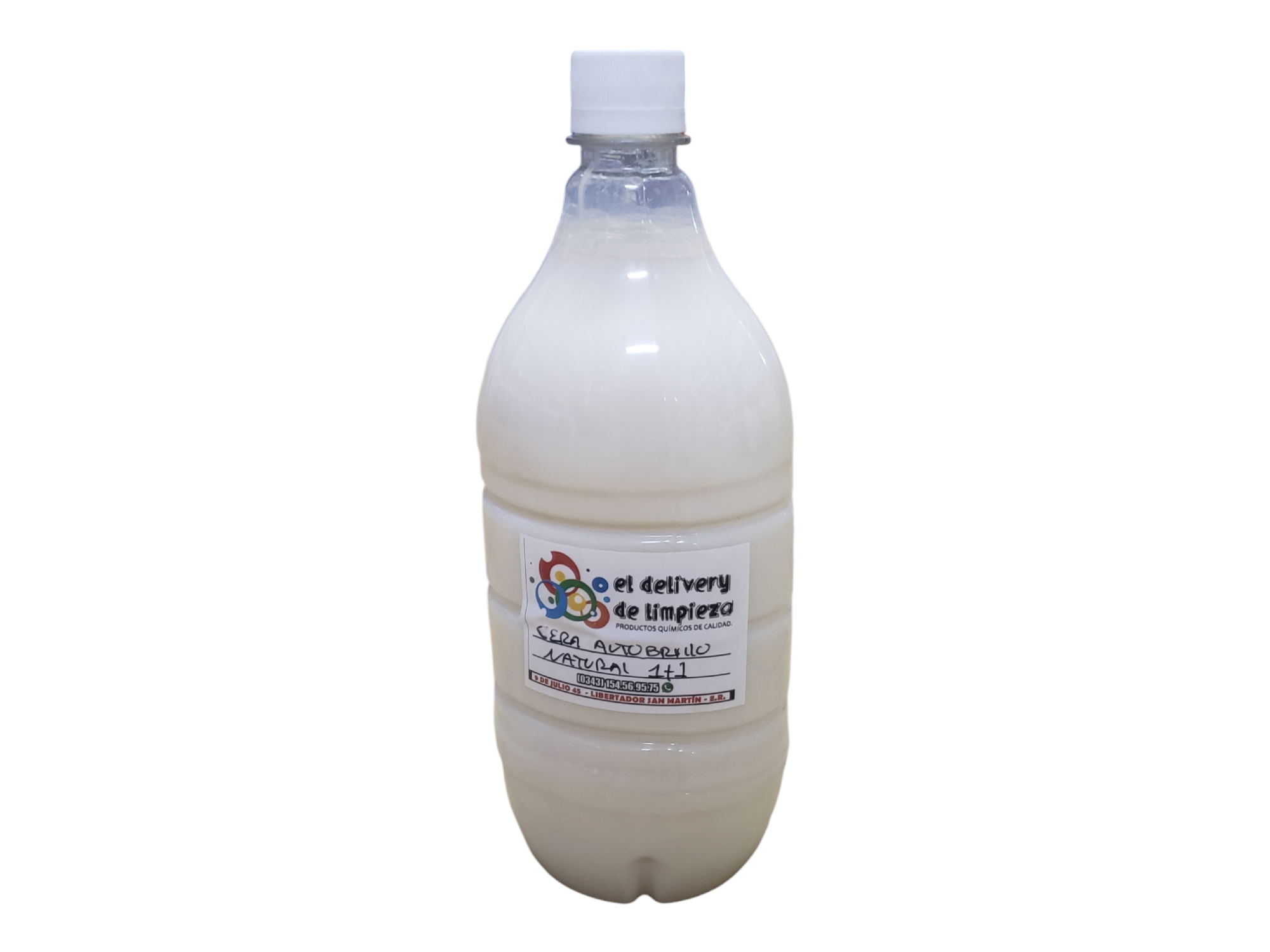 CERA AUTOBRILLO BLANCA 1+1