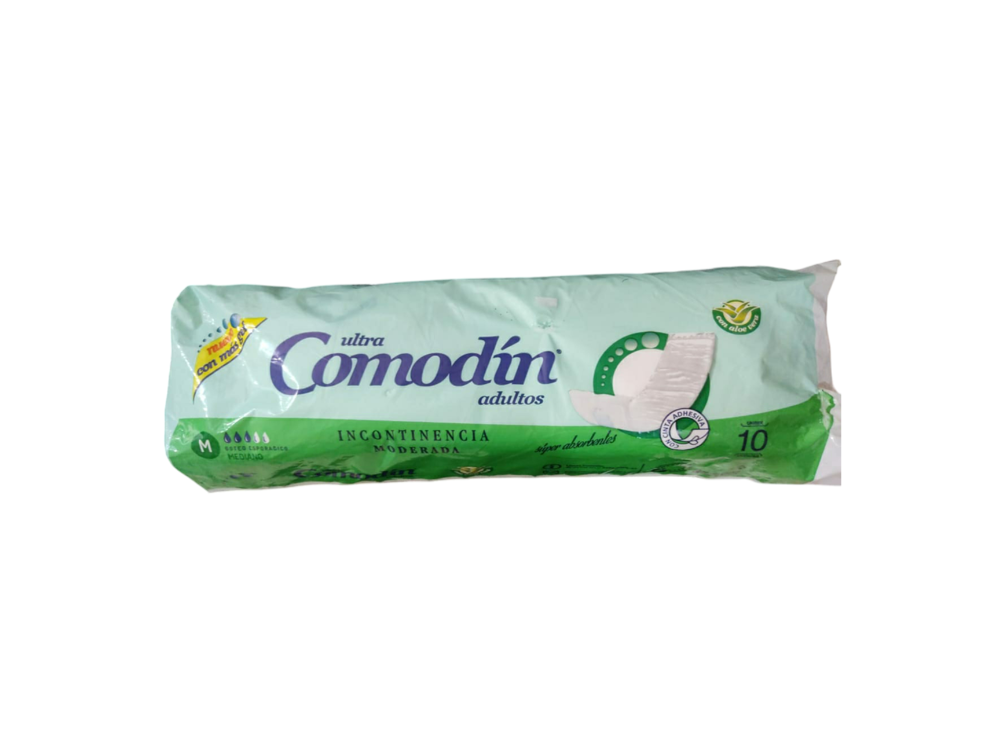 APOSITO PARA INCONTINENCIA COMODIN MEDIANO X 10u