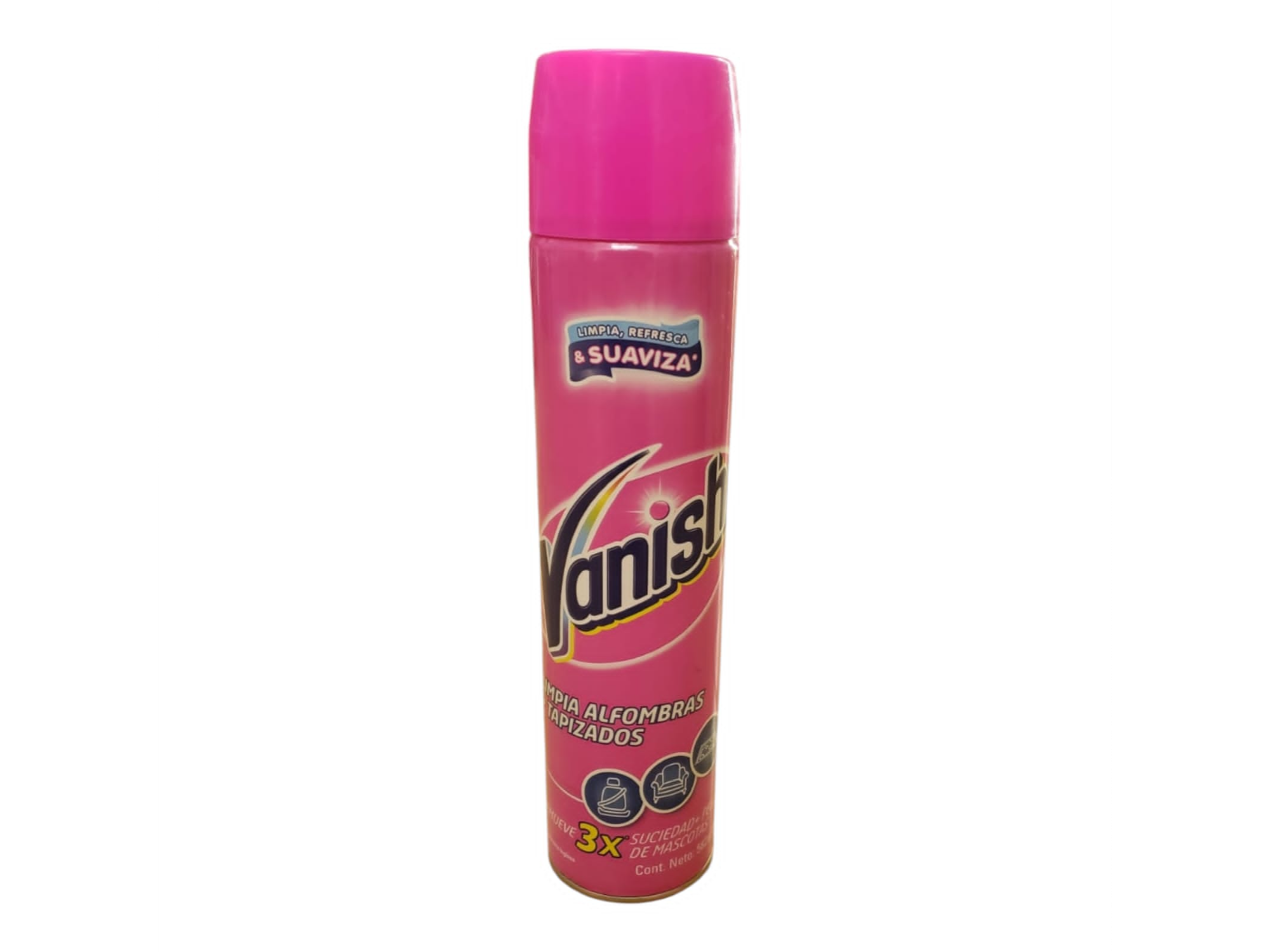 LIMPIA ALFOMBRAS Y TAPIZADOS VANISH AEROSOL X 600 ml