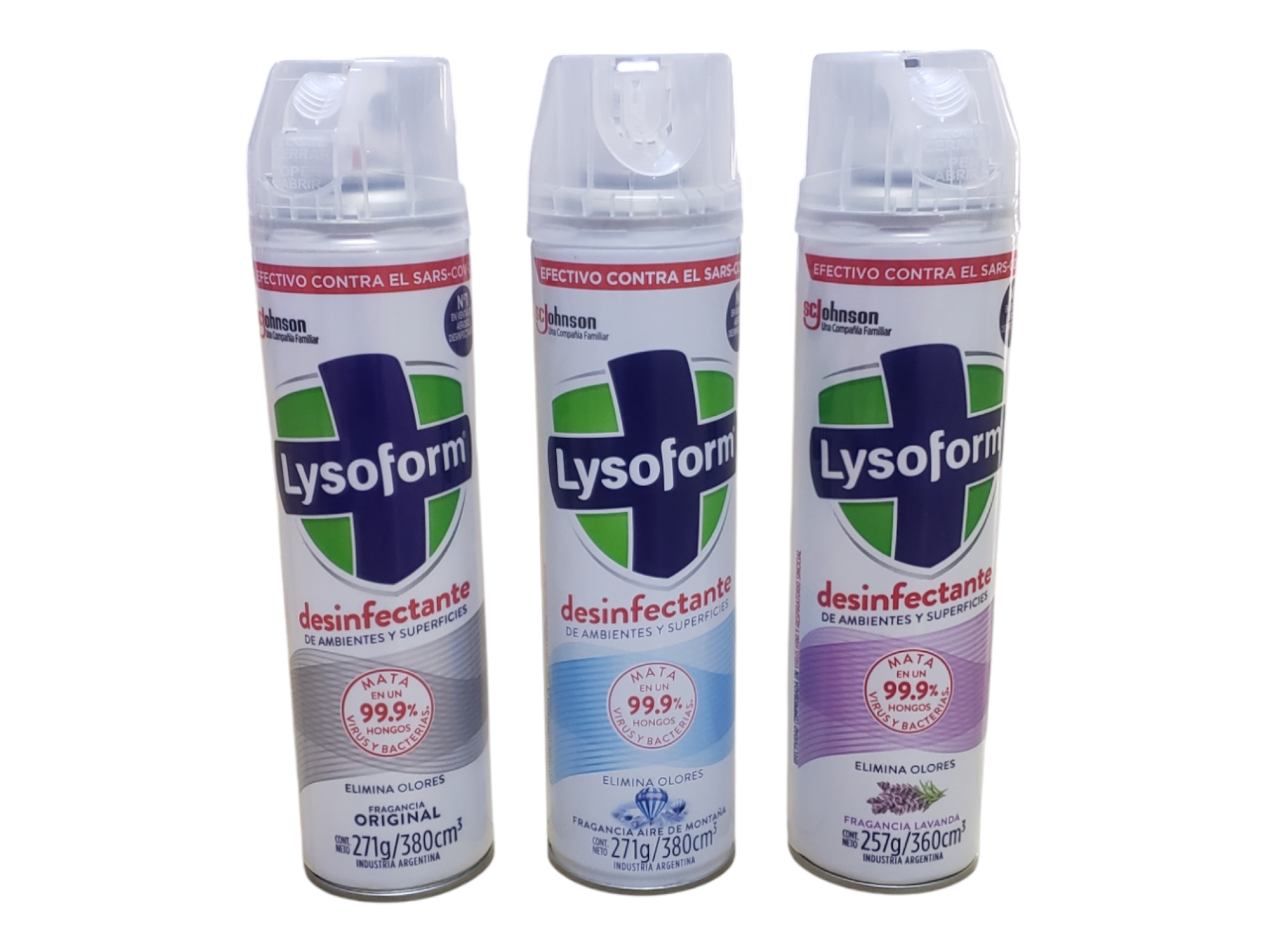 DESINFECTANTE DE AMBIENTES LYSOFORM AEROSOL X 380 ml
