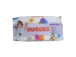 TOALLITAS HUMEDAS HUGGIES MANITOS Y CARITAS 32u
