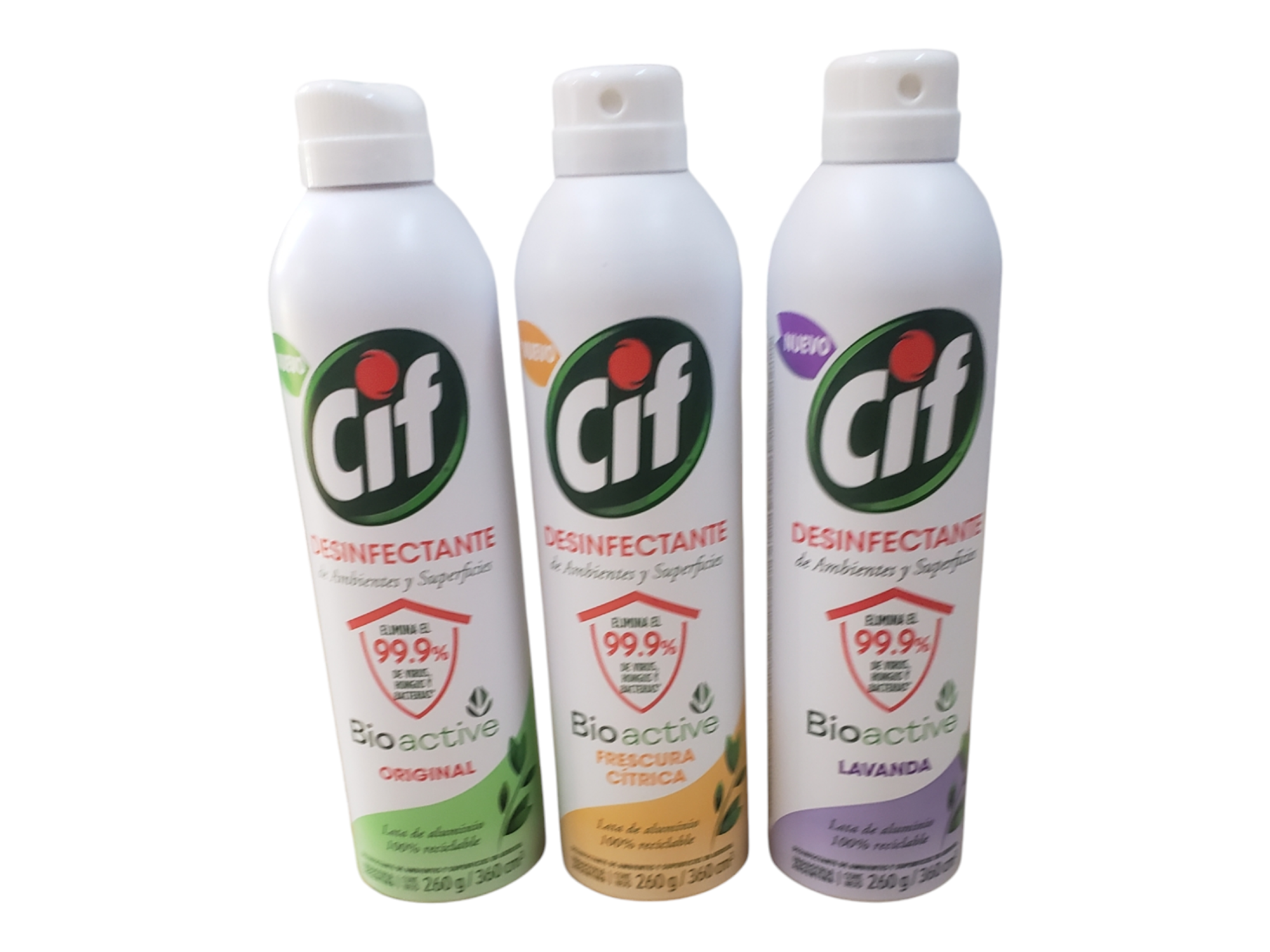 DESINFECTANTE DE AMBIENTE CIF AEROSOL X 360 ml