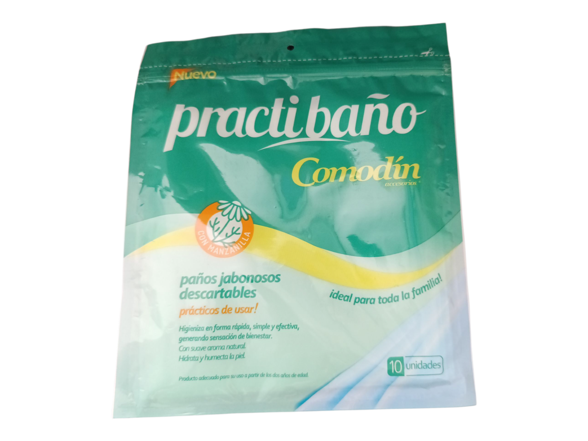 Paño jabonoso con manzanilla x10u