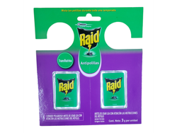 INSECTICIDA RAID ANTIPOLILLAS PERCHA X 2u