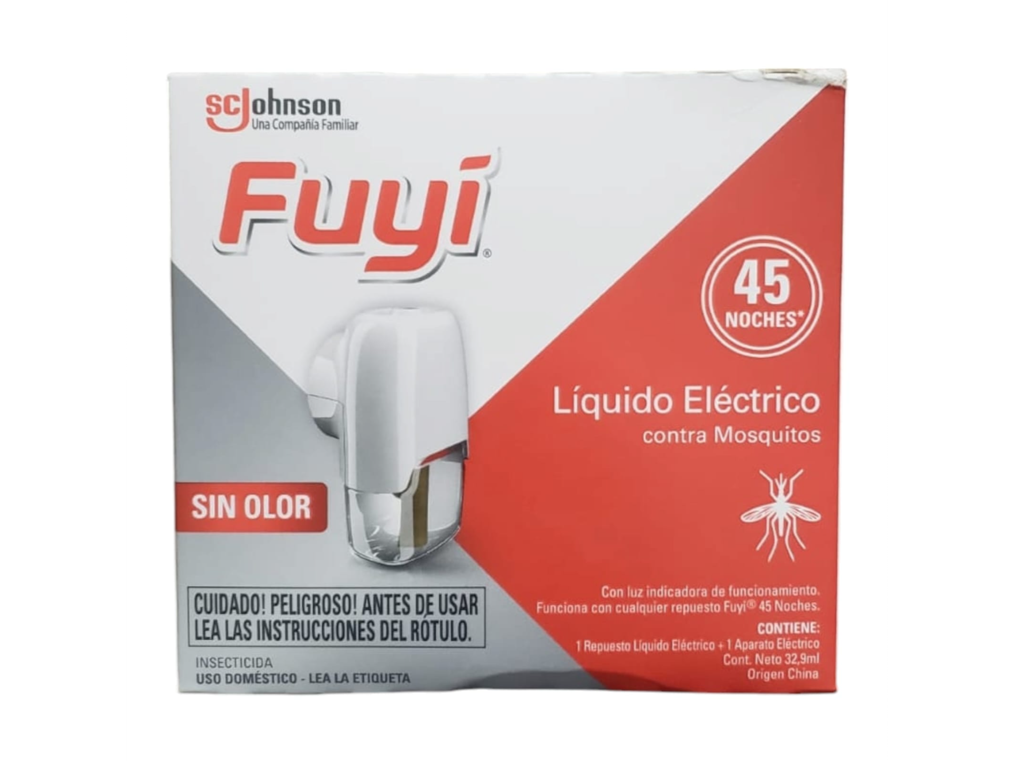 APARATO FUYI 45 NOCHES LIQUIDO ENCHUFE