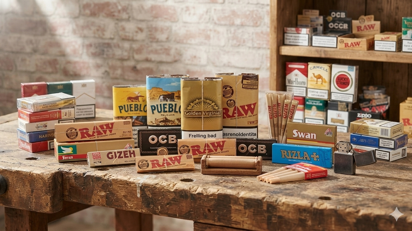 CIGARRILLOS, TABACOS, PARAFERNALIA