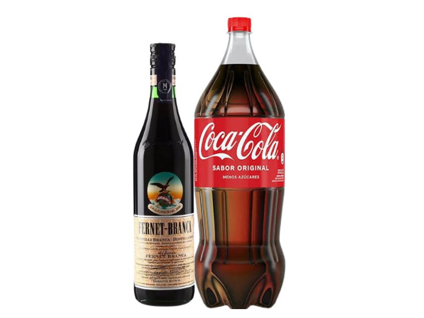1 BRANCA 750CC + 1 COCA 2.25L