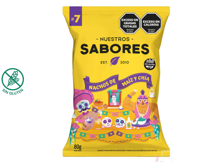 NACHOS DE MAIZ Y CHIA