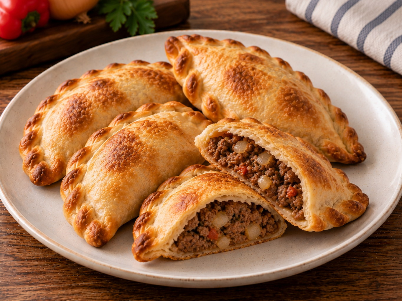 Empanada de carne suave