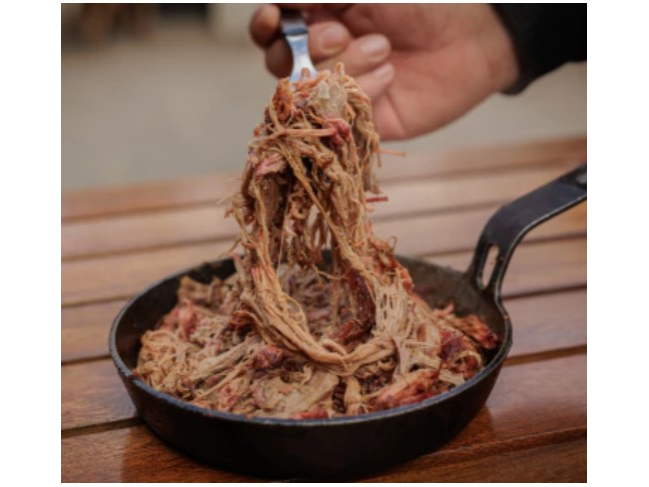PACK X 5 UNIDADES ( 5 BolsaS individuales de 100 gr de carne desmechada con cebolla CADA UNA ) de Canchera Mayorista Productos Congelados