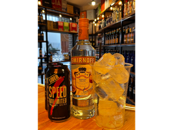 Smirnoff Sab + 2 Speed XL + Hielo + Vaso