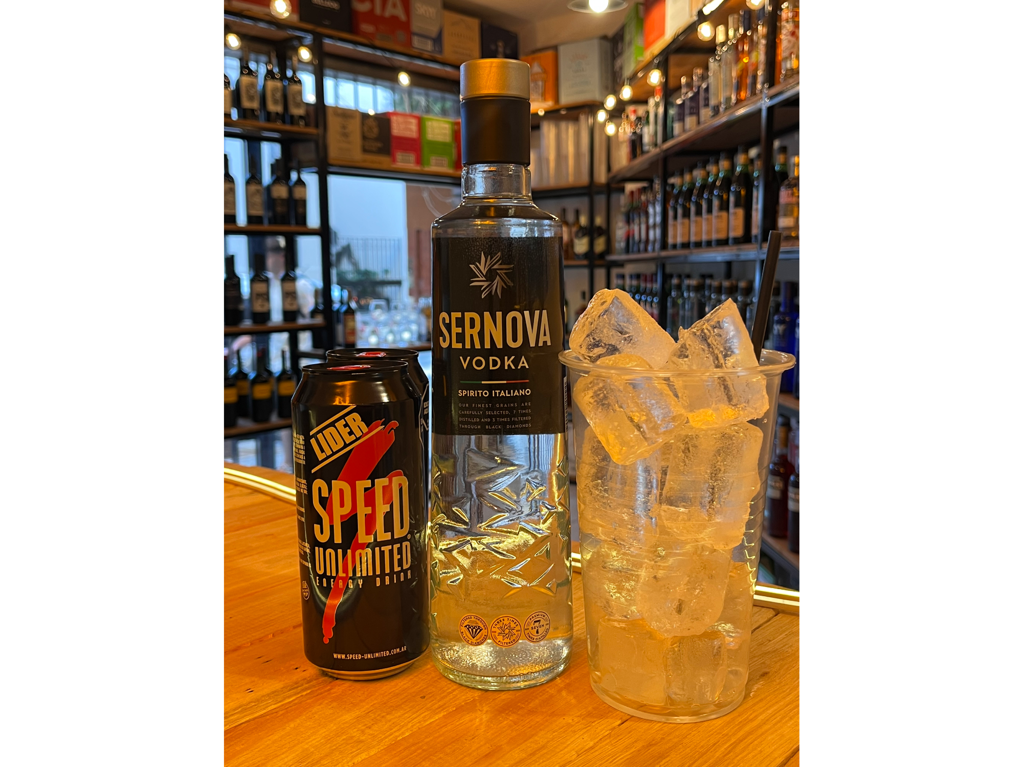 Sernova + 4 Speed 269cc + Hielo + Vaso