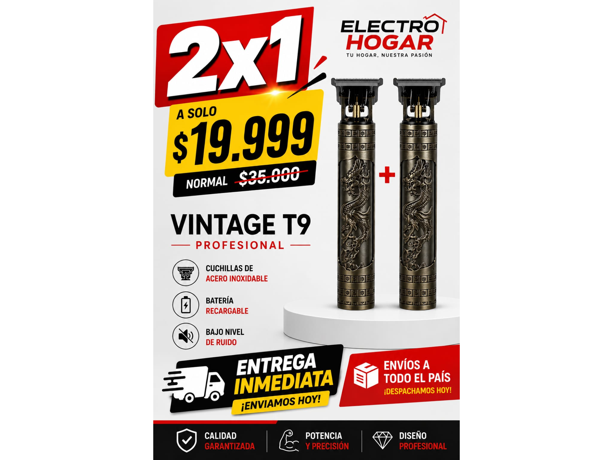 2x1 VINTAGE T9 PROFESIONAL