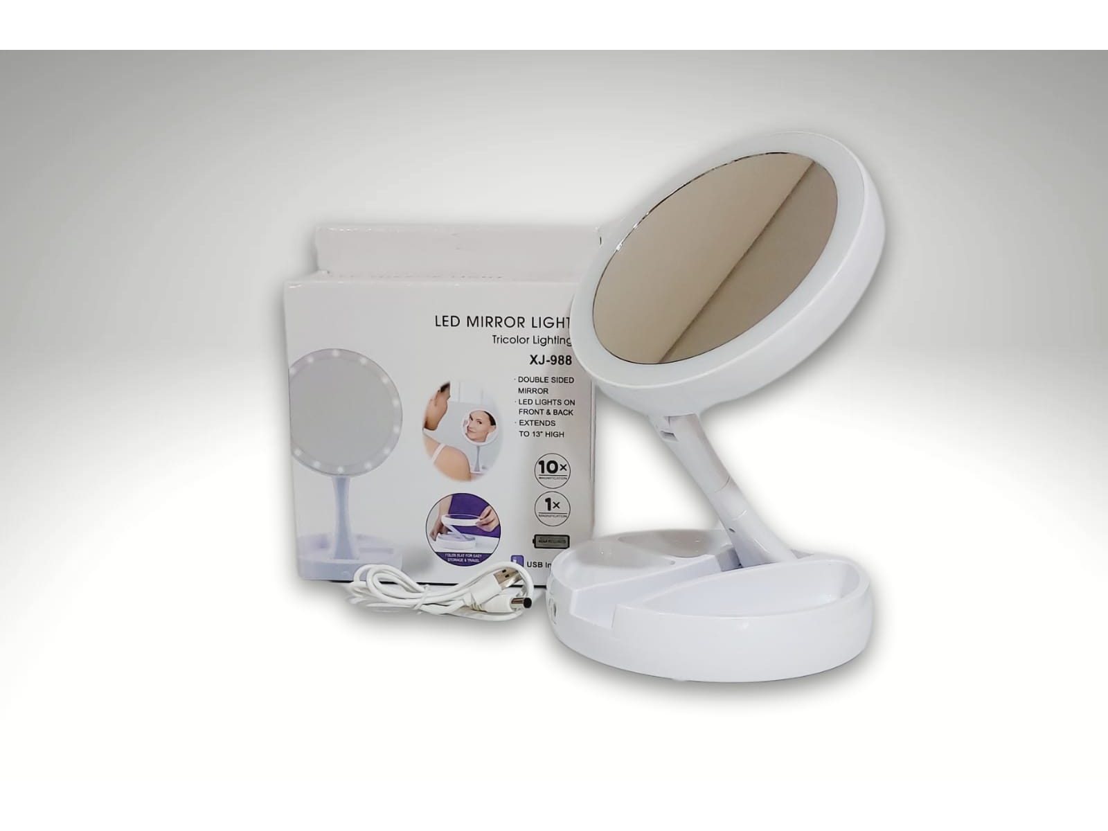 ESPEJO LED REDONDO MAQUILLAJE (Copia)