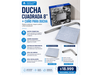 DUCHA CUADRADA 8"+CAÑO PARA DUCHA (COD:FRS20//FR1050)