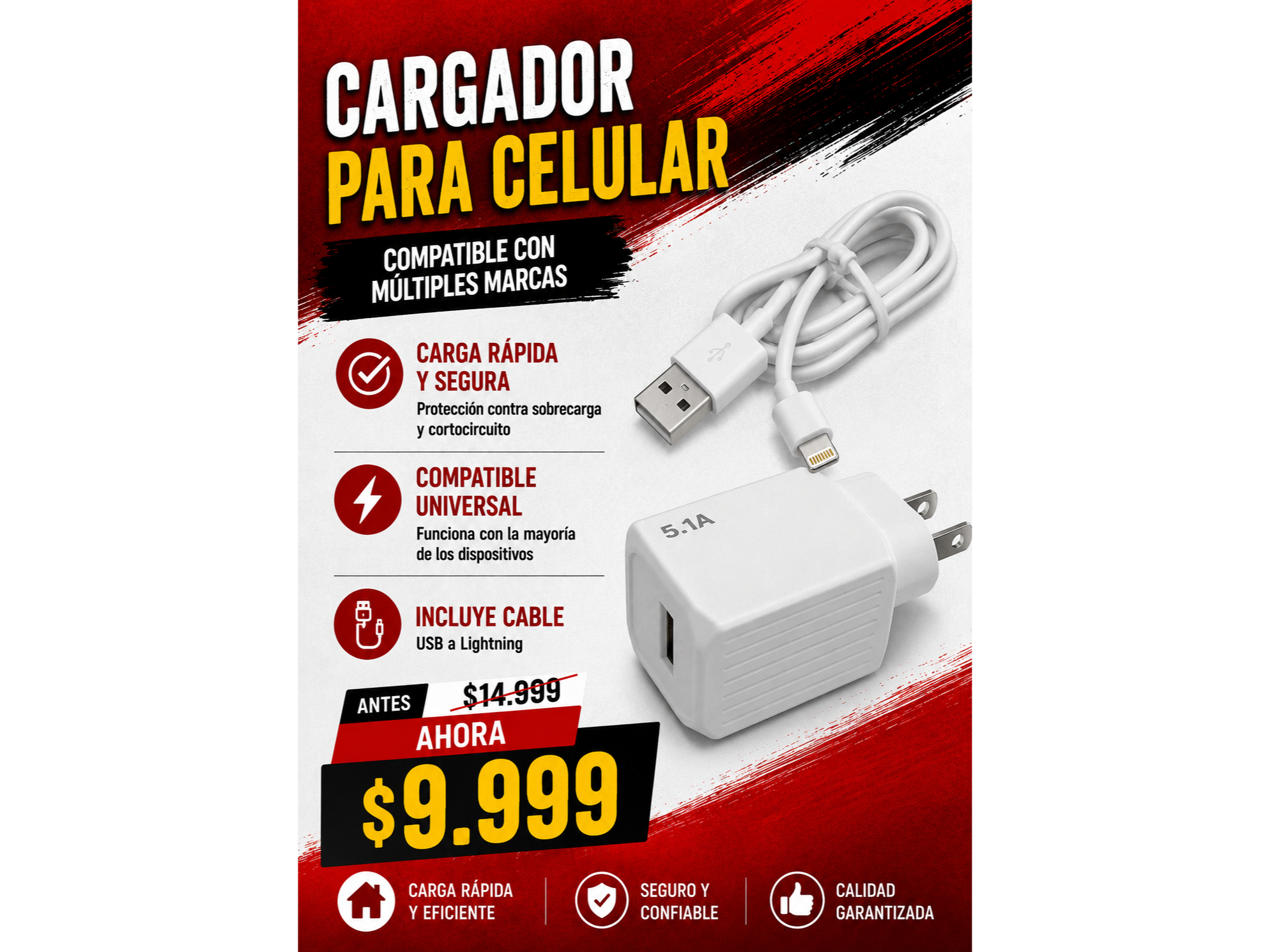 CARGADOR PARA CELULAR