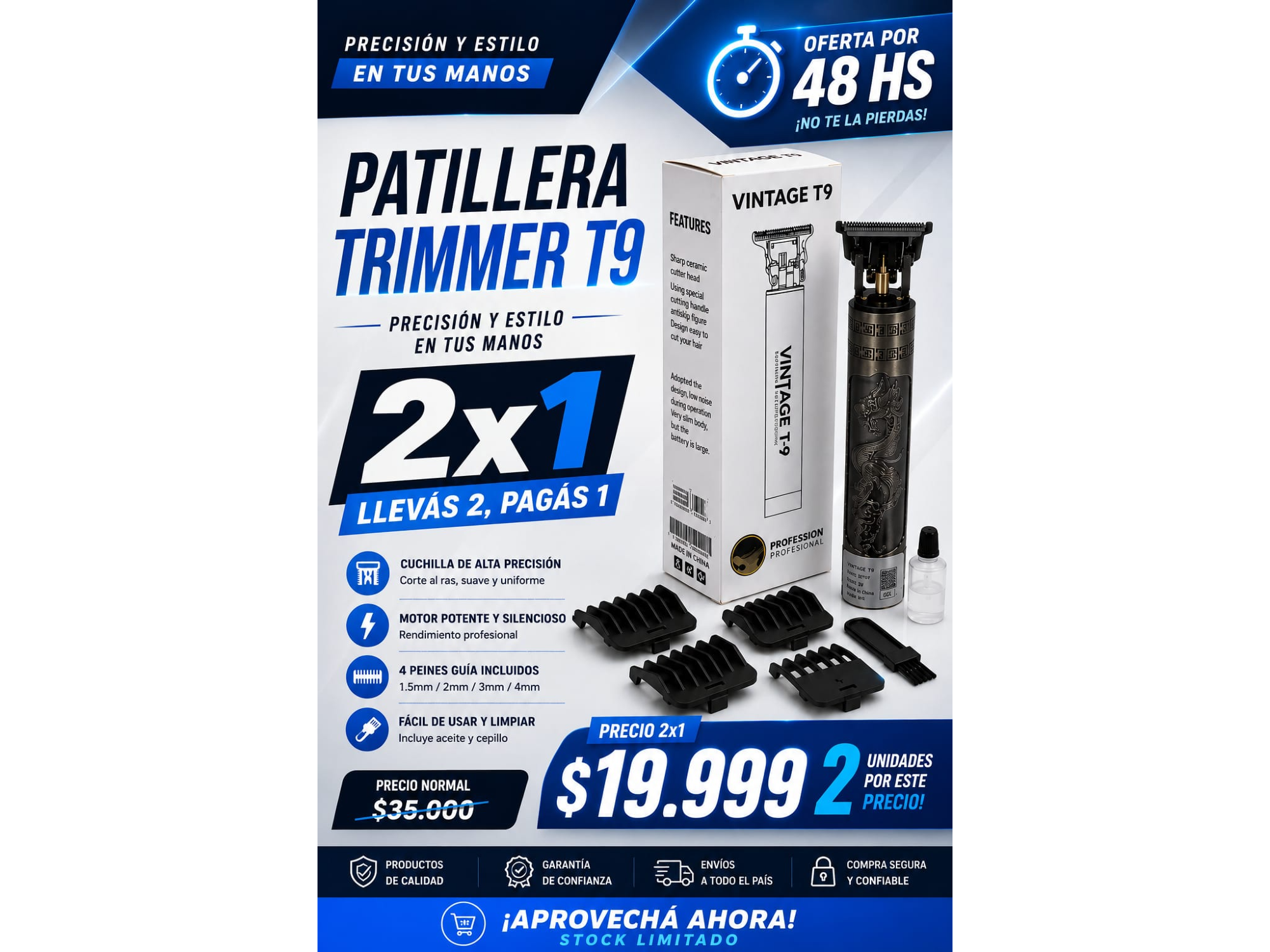 2x1 PATILLERA TRIMMER T9