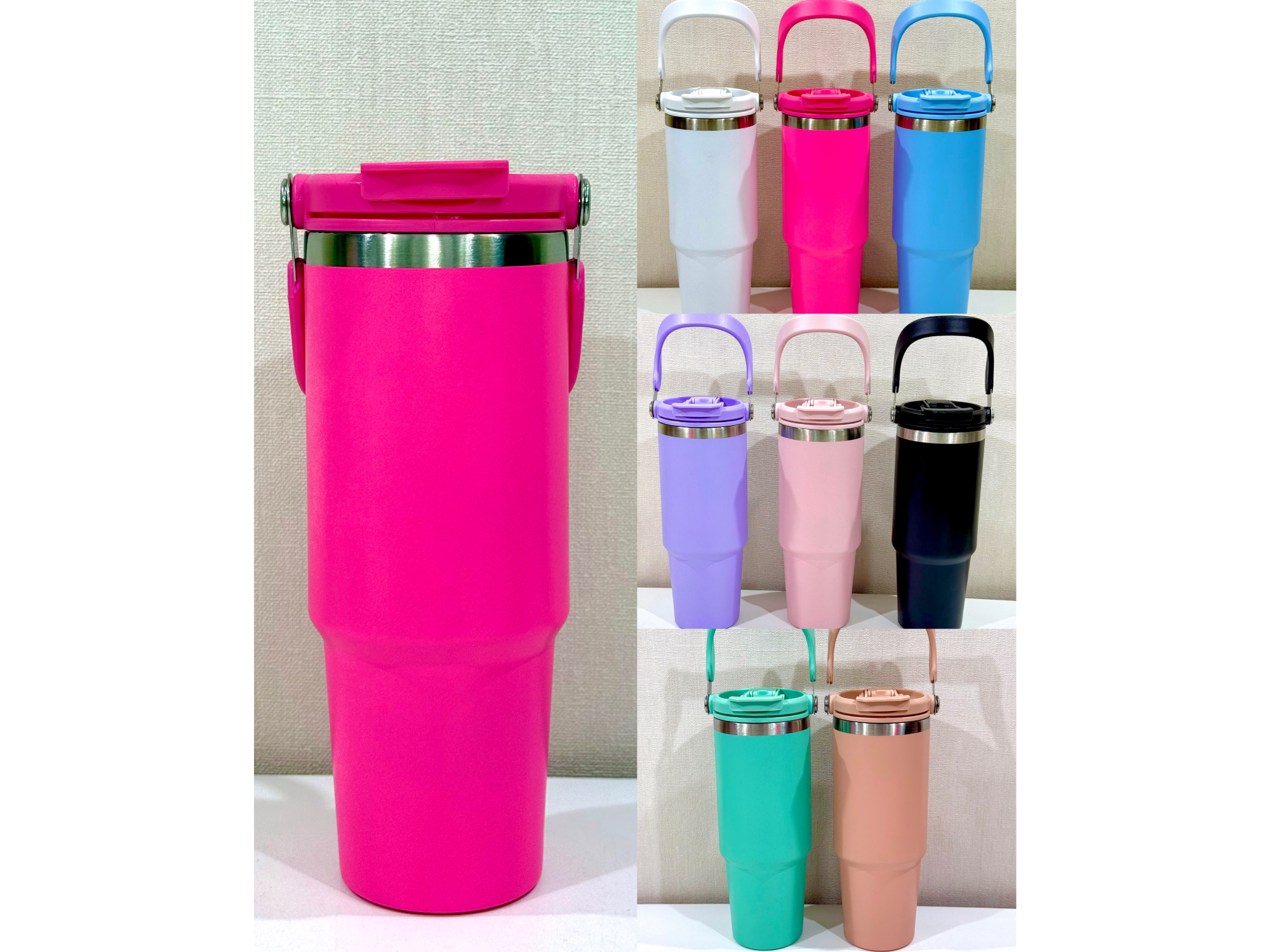 VASO TERMICO CON MANIJA 900ML(COD:PP7668)