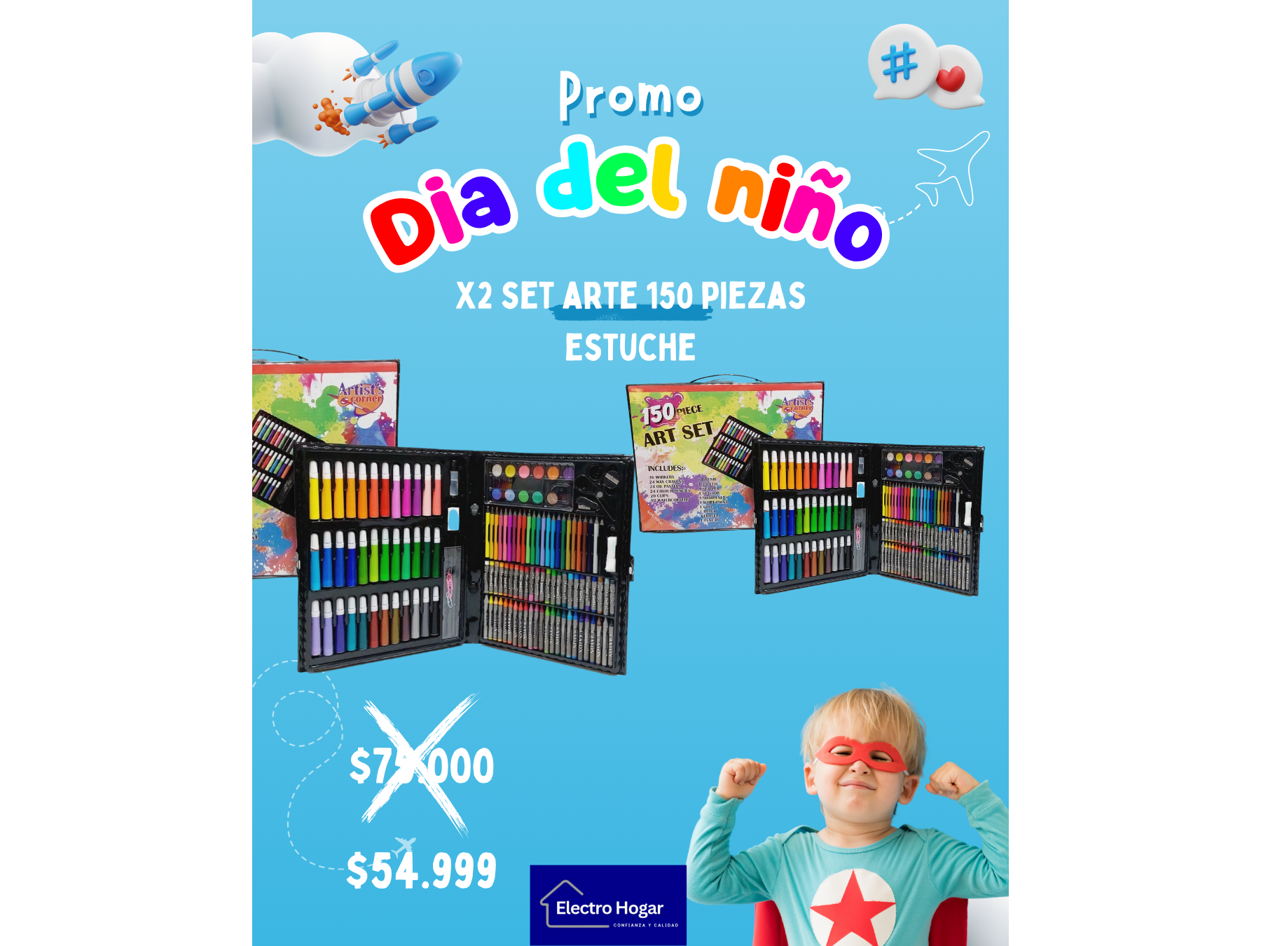 X2  SET VALIJA ARTE