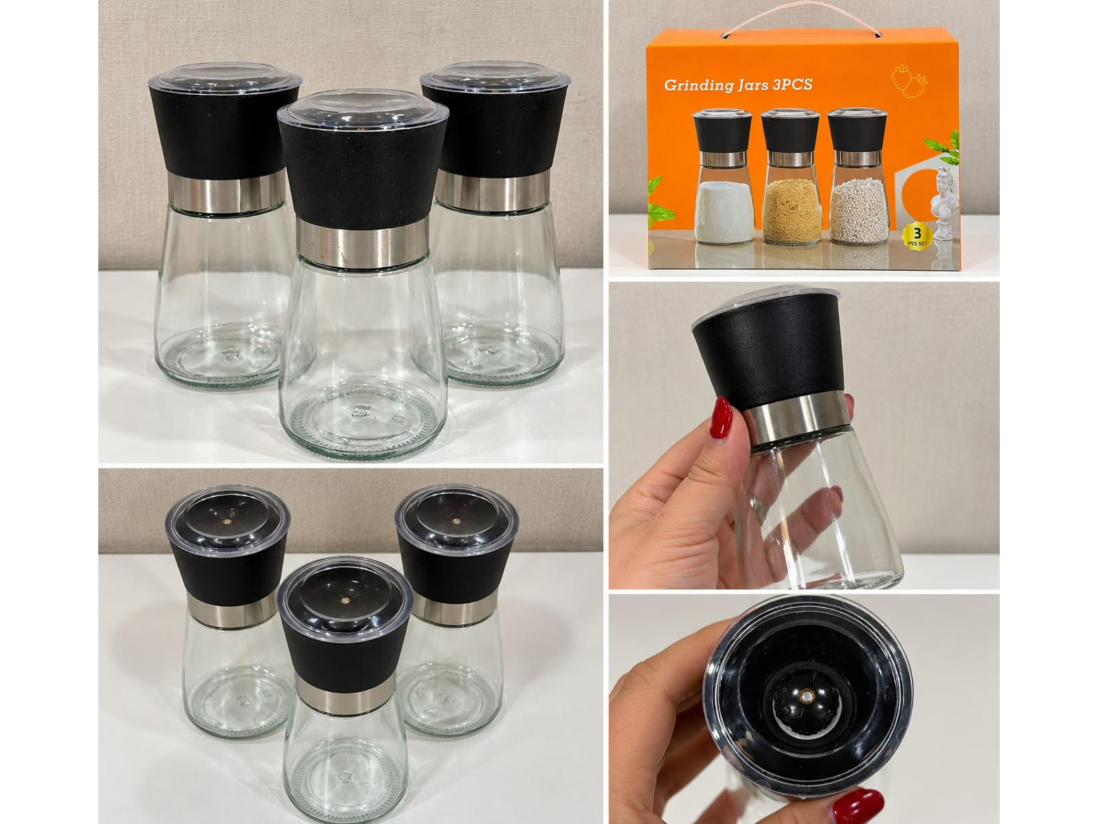 SET DE ESPECIEROS 3 PIEZAS(COD:R2251_3) de Nova Hogar