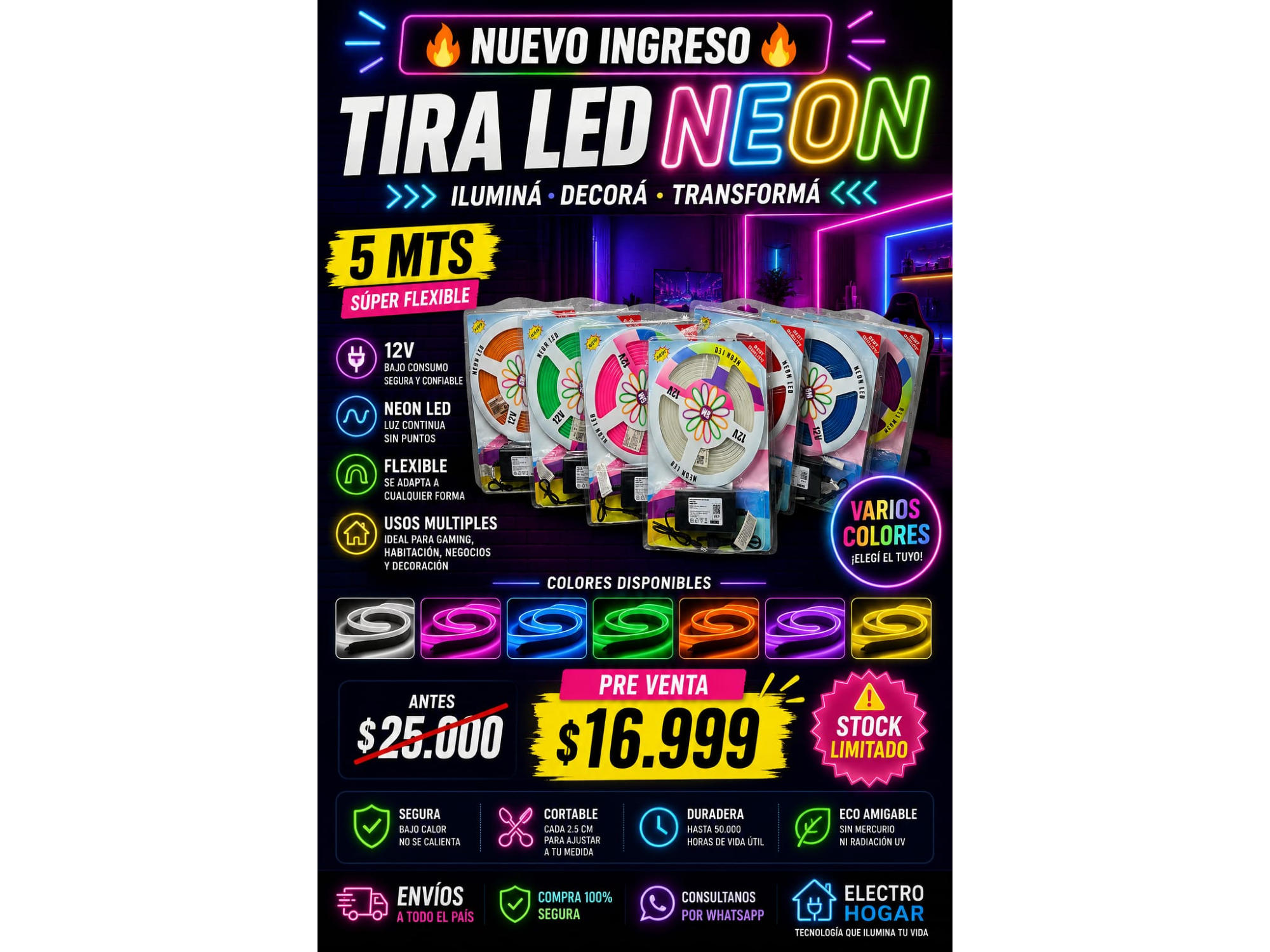 TIRA LED NEON