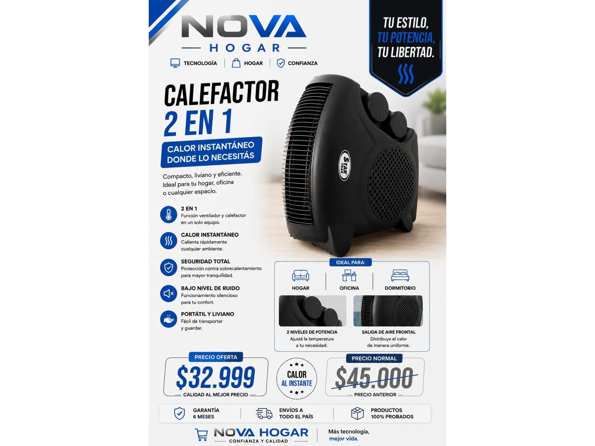 CALOVENTOR 2 EN  1 STAR TRAK