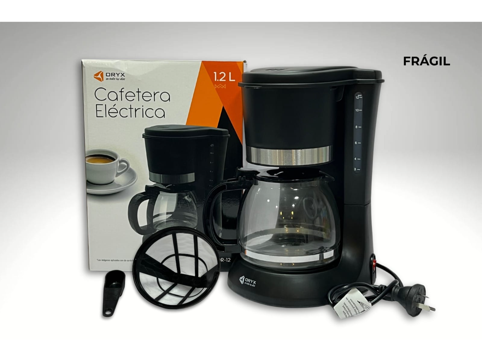 CAFETERA ELECTRICA ORYX 1.2L