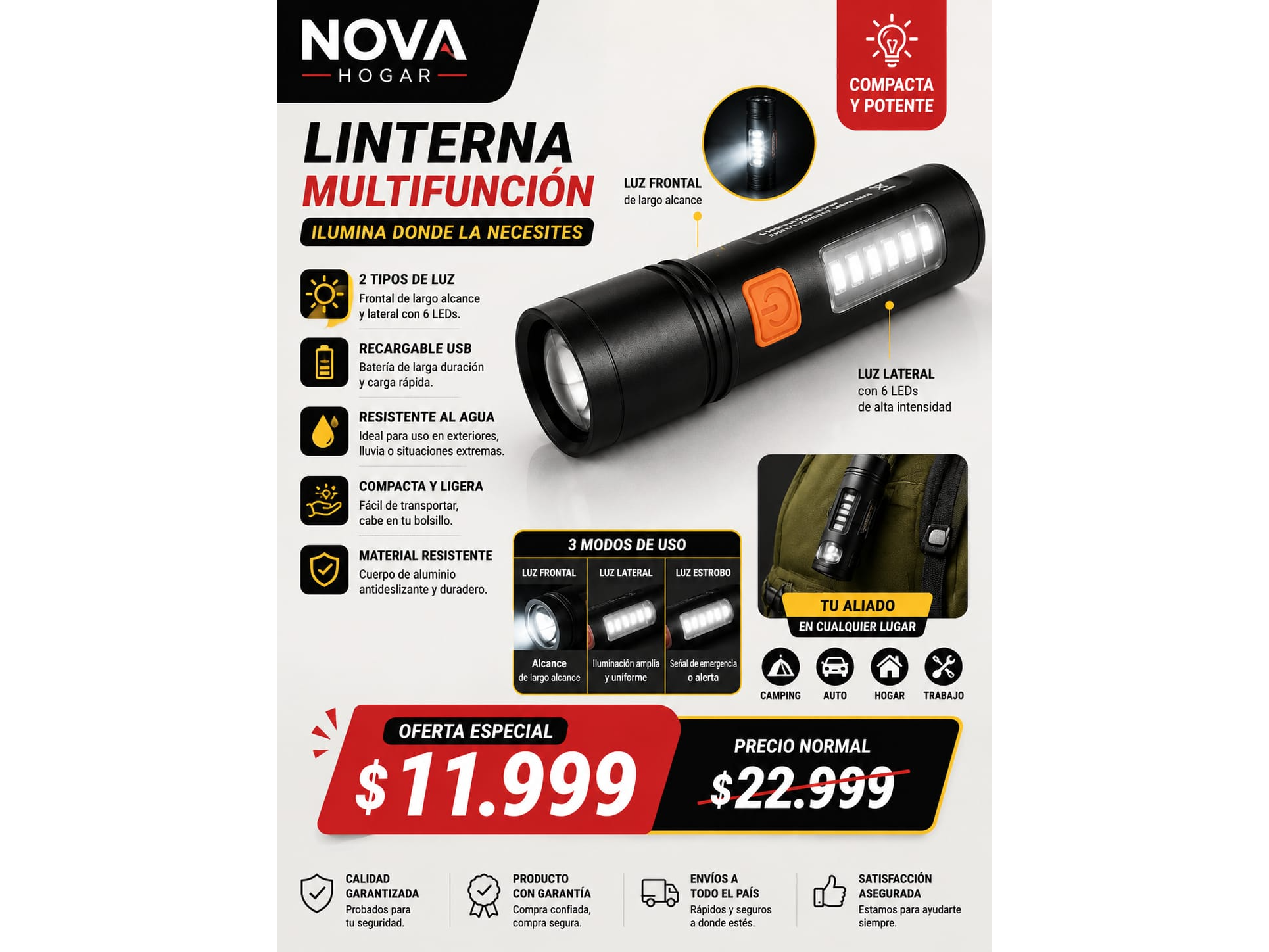 LINTERNA MULTIFUNCION