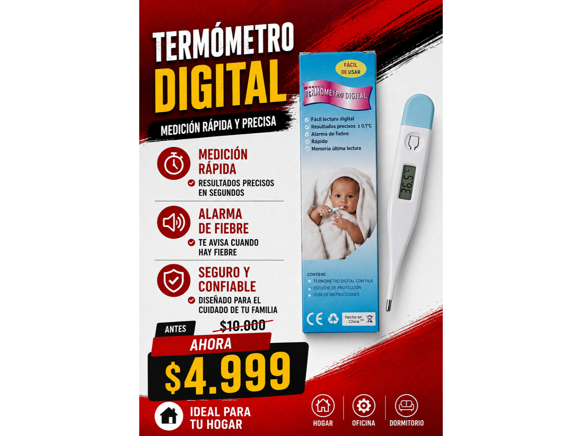 TERMÓMETRO DIGITAL