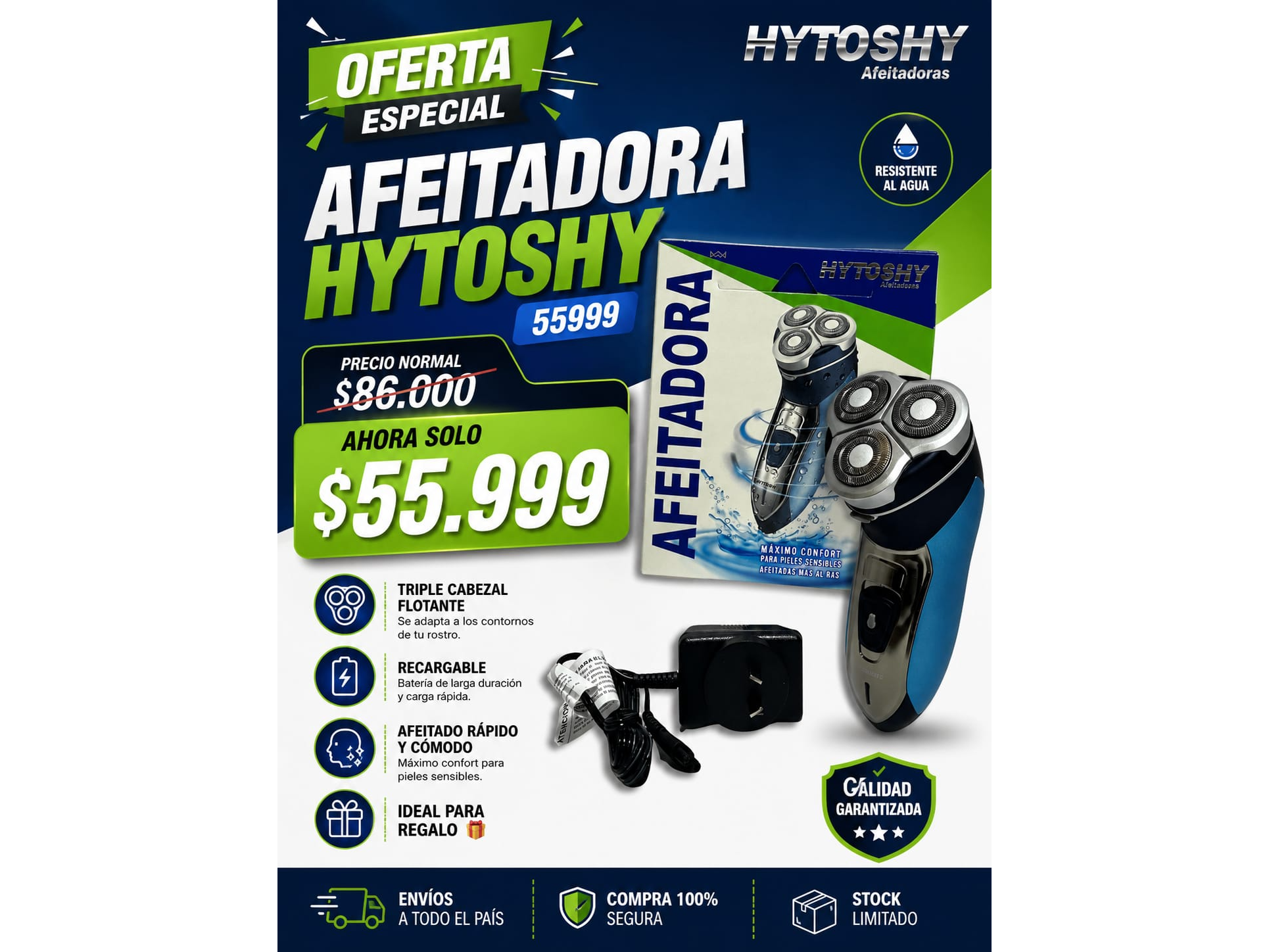 AFEITADORA HYTOSHY