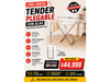 TENDER PLEGABLE CON ALAS