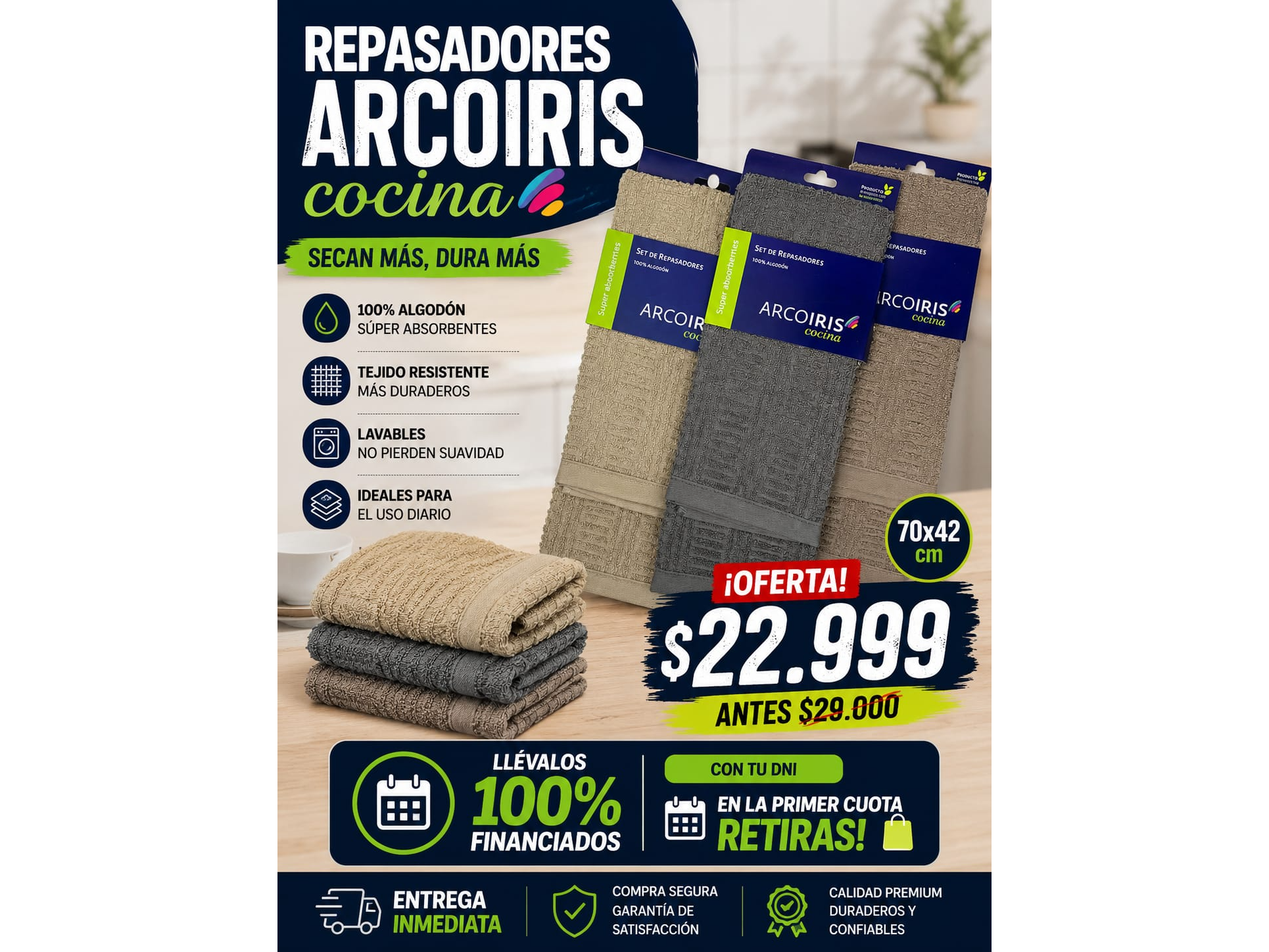 REPASADORES ARCOSIRIS COCINA