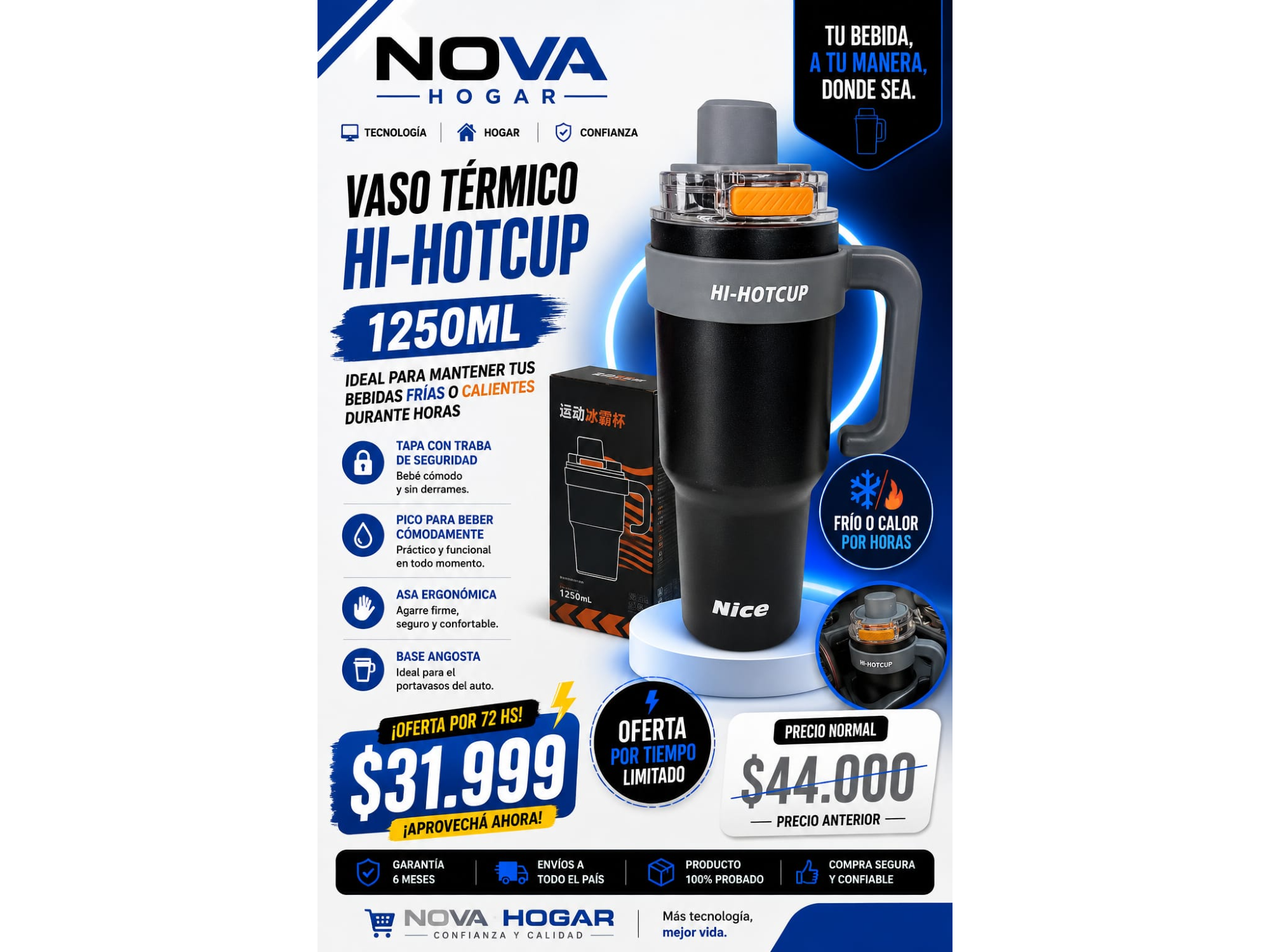 VASO TERMICO HI-HOTCUP 1250ML